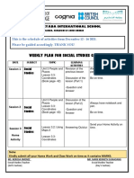 Weekly Plan For Social Studies Grade 5