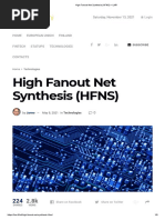 High Fanout Net Synthesis (HFNS) - LMR