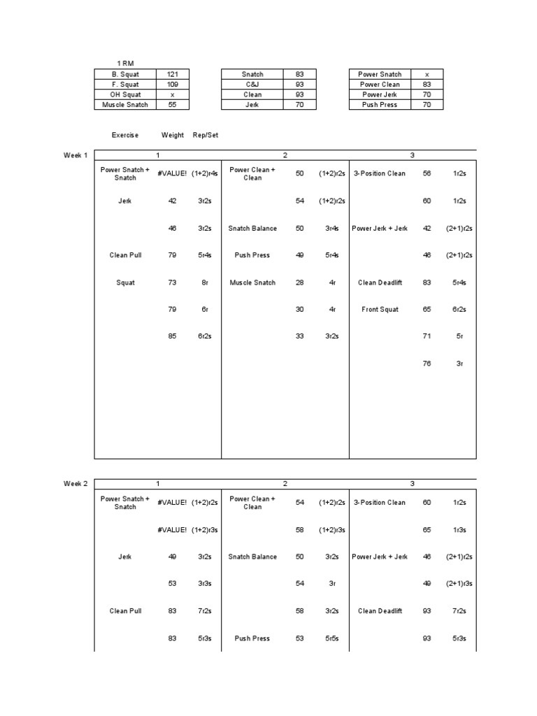 12 Week Basic Cycle | PDF | Physical Exercise | Recreation