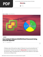 How To Reset VMware ESX - ESXi Root Password Using Linux ISO Gparted