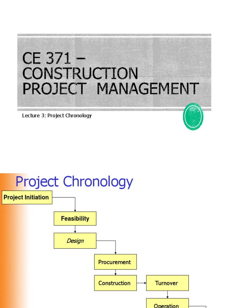 Lecture 3 - Project Chronology | PDF | Project Management ...