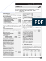 1RA QNA ENERO 2017 Caso Práctico de La Determinación Del Impuesto A La Renta de Tercera Categoria 2016