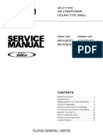 Ceiling Split Type Air Conditioner Specs and Diagrams