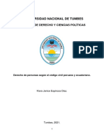 DERECHO COMPARADO (PERÚ-ECUADOR) Espinoza Diaz Kiara Janice