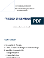 Tema 8 - Riesgo Epidemiologico