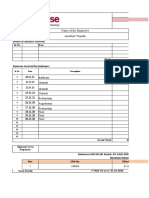 Expenses Reimbursement Form: Details of Advance Received