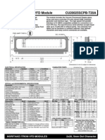 5X7 Dot Character VFD Module CU20025SCPB-T20A