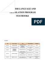 Eng Textbooks List 07 Aug 18