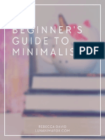 Beginner's Guide to Minimalism