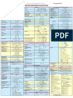 A Level Formula Sheet