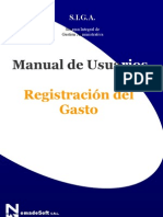 Registracion Presupuestaria - Siga