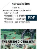 Phanerozoic Eon: Humans Are Part of All Records To Describe The Earth's History Are Found