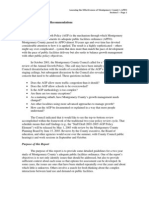 Section I: Purpose and Recommendations: Assessing The Effectiveness of Montgomery County's APFO Section I - Page 1