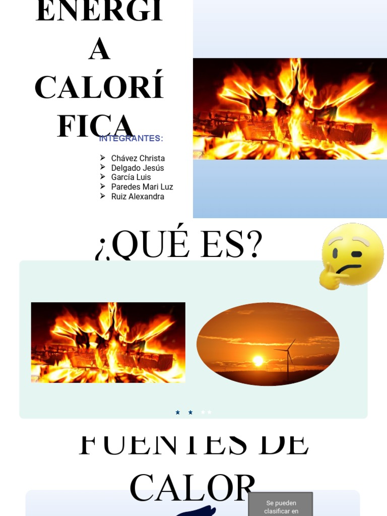 Energía Calorífica | PDF | Bienestar