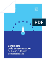 2021 11 17 Etude Barometre Consommation Biens Culturels Dematerialises 2021