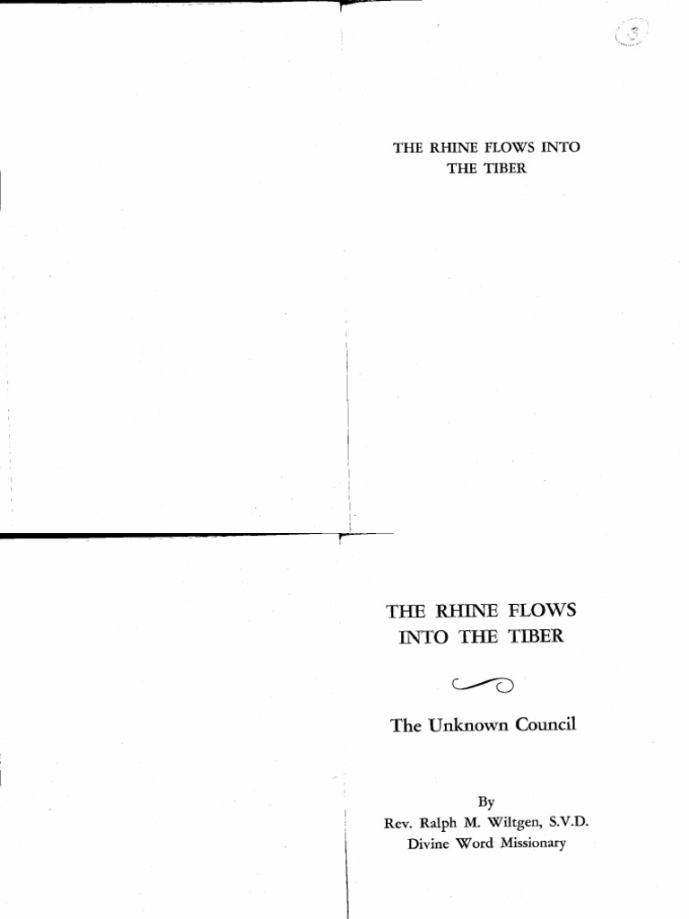 Wiltgen The Rhine Flows Into The Tiber 1967 PDF