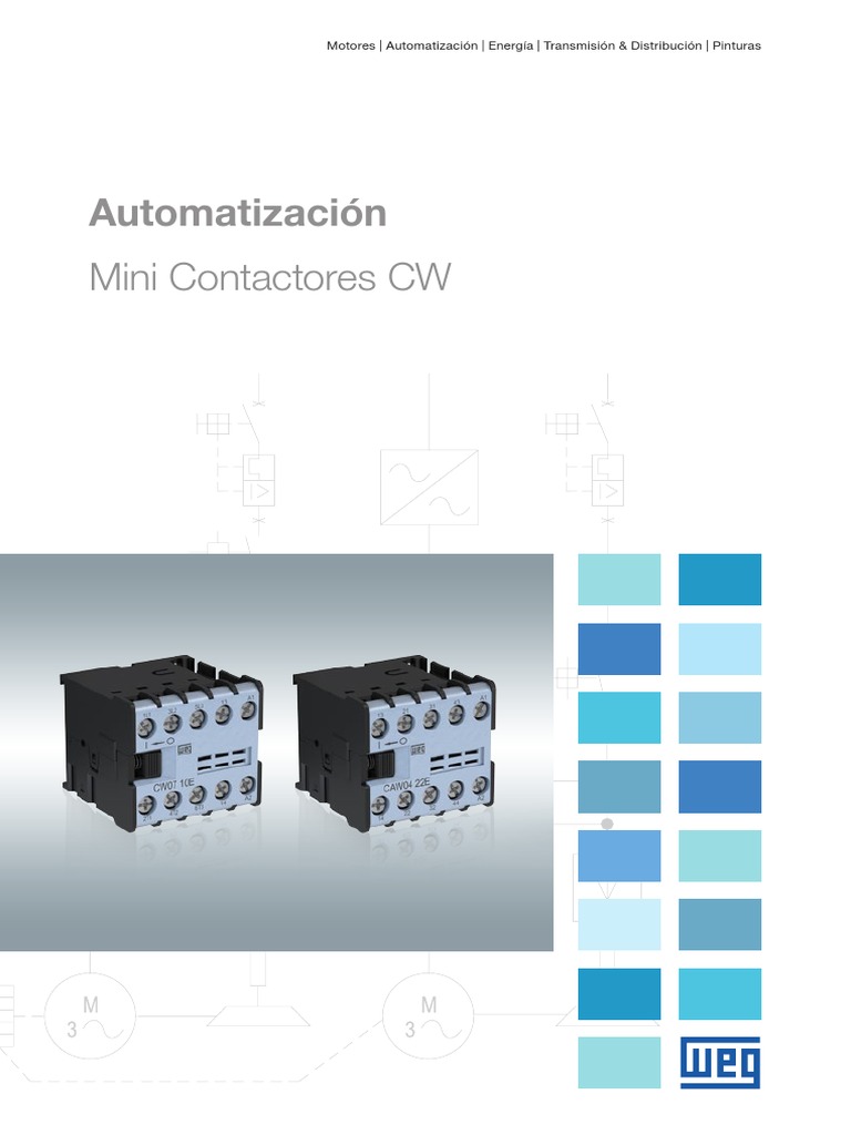 10 - Ficha Tecnica Mini Contactores CW | PDF | Ingenieria Eléctrica ...