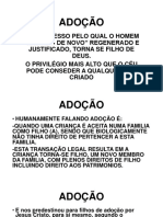 Adoção divina: como o crente se torna filho de Deus