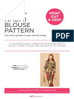 Naomi Blouse Pattern: Print OUT & Keep
