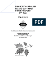 Western North Carolina Hard and Soft Mast Survey Report 31 Year FALL 2013
