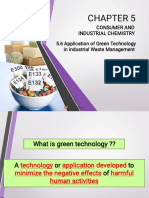 Consumer and Industrial Chemistry 5.6 Application of Green Technology in Industrial Waste Management