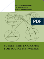 Subset Vertex Graphs For Social Networks