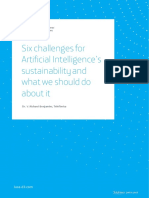 Six Challenges For Artificial Intelligence's Sustainability and What We Should Do About It