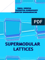 Supermodular Lattices