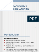 Pertemuan 5-7 Ekonomi Pembangunan