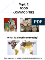 Food Commodities: What Are Raw Materials and Products That Can Be Bought and Sold