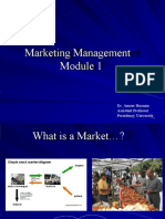 Marketing Management: Dr. Ameer Hussain Assistant Professor Presidency University