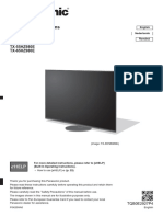 Oled TV: Operating Instructions