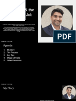 Networking & The Successful Job Search: Created By: Faraz Khan