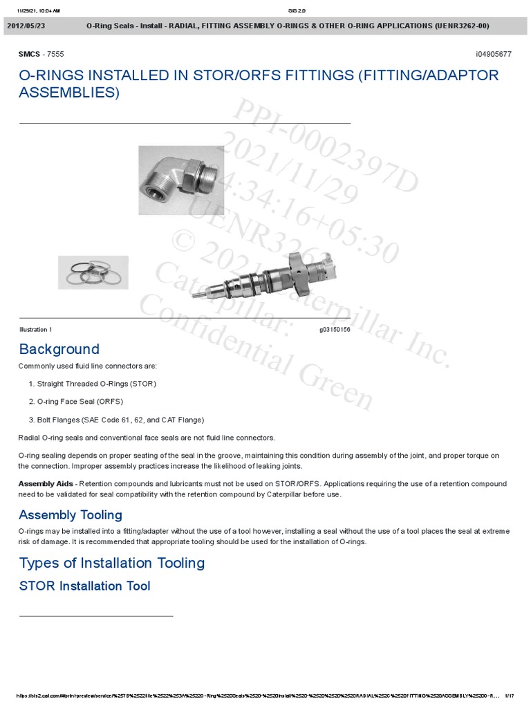 O Ring Inst | PDF | Lubricant | Piston