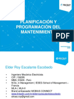 Unidad I - Planificación y Programación Del Mantenimiento v1