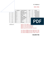 Jawaban Test Excel SPV HRD