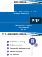 China Gezhouba Group Explosive Co ., LTD Guidebook For Blasters