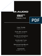 User Guide for M-Audio AIR 192|14 Audio Interface (English