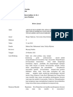 Review Jurnal Manajamen Pelatihan