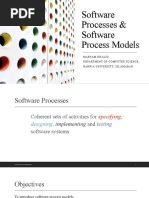 Software Processes & Software Process Models