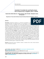 Antibacterial Potential of Strawberries and Basil