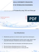 Gas Dehydration Process by Using TEG and Silica Gel
