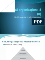 Cultură Organizațională (II)