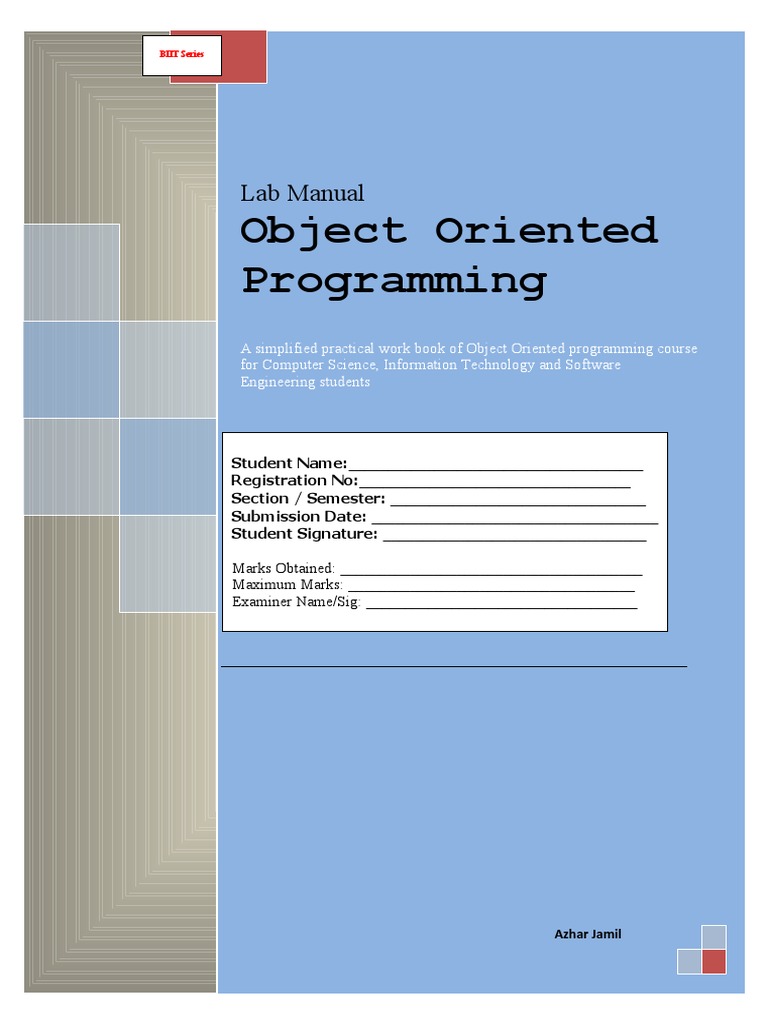 LM OOP Java (Azhar Jamil) | PDF | Class (Computer Programming) | Method ...