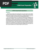 CSWA Exam Practice Questions | PDF | Test (Assessment) | Nature