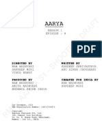 Aarya S1 Ep8 Shooting Draft