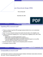 Regression Discontinuity Design (RDD) Explained