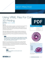 Using VRML Files For Color 3D Printing: Polyjet Best Practice