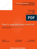 Time To Upgrade Your Practice?: Effective Group Facilitation