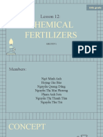 Chemical Fertilizers: Lesson 12